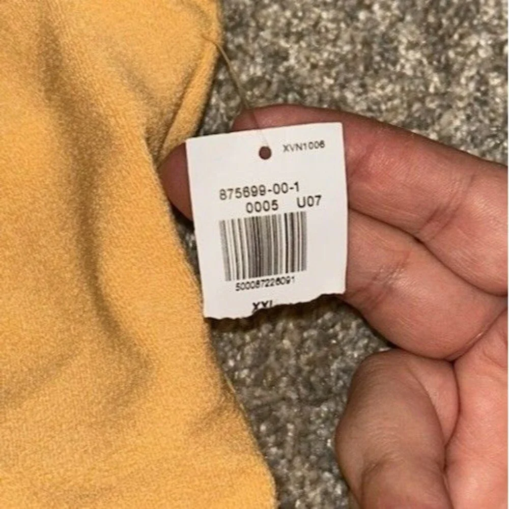 Old Navy Orange Terri Cloth XXL Plus One‎ Piece Scoop Back Swim Suit